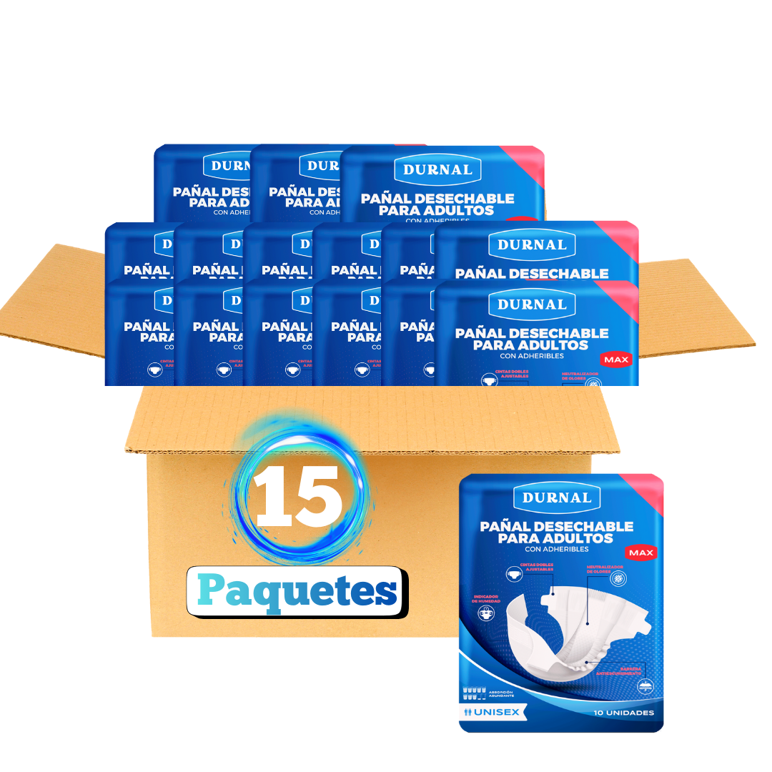 Pañal Unisex Durnal Max - 150 piezas