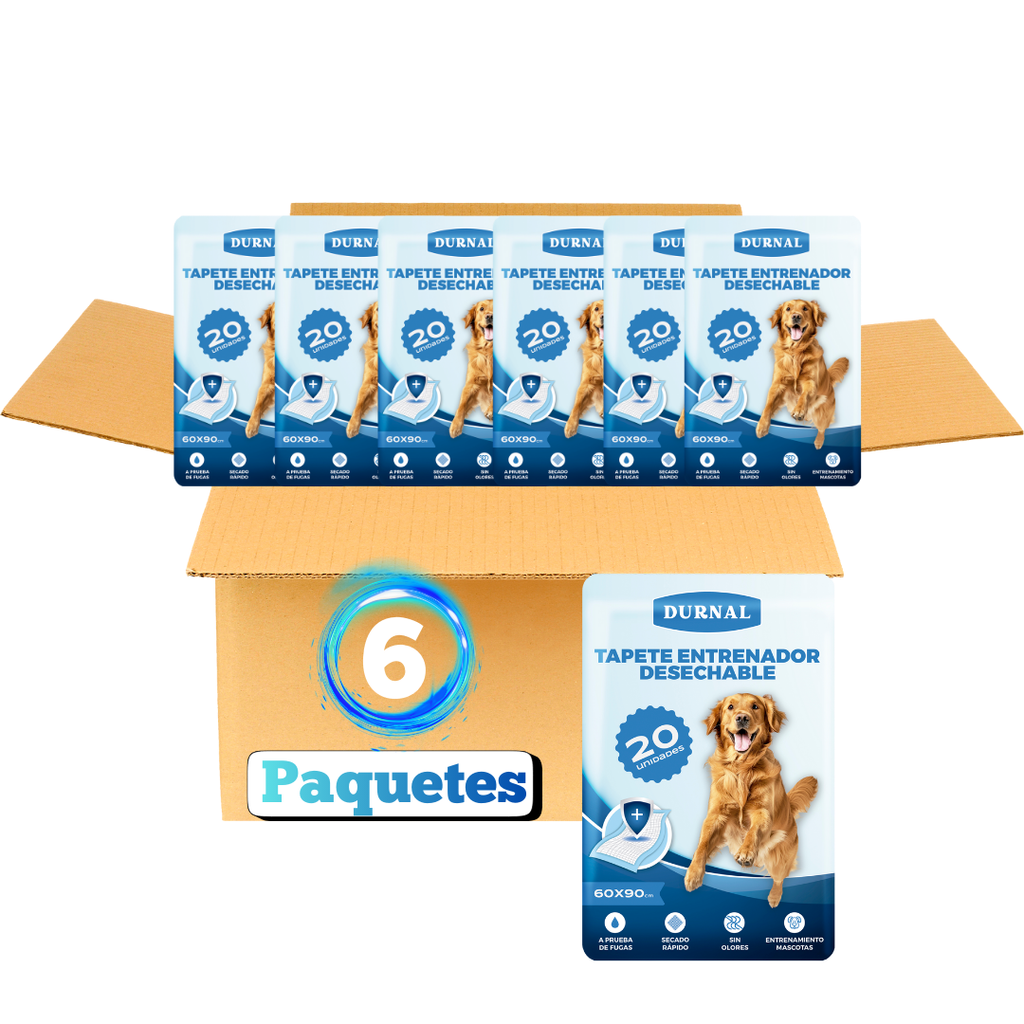 Tapete Entrenador para perro Durnal 60x90 cm - 120 piezas